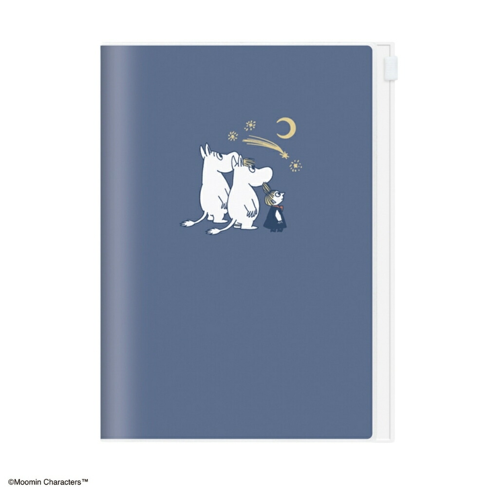 Kamio x Moomin 2026 Weekly Diary B6 - I Found a Shooting Star! (With Slider Pocket)