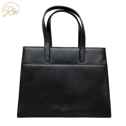 LOEWE ヴィンテージ黒 レザー ハンドバッグ センダレザーハンドバッグ ブラック ヴィンテージ|ロエベ LOEWE