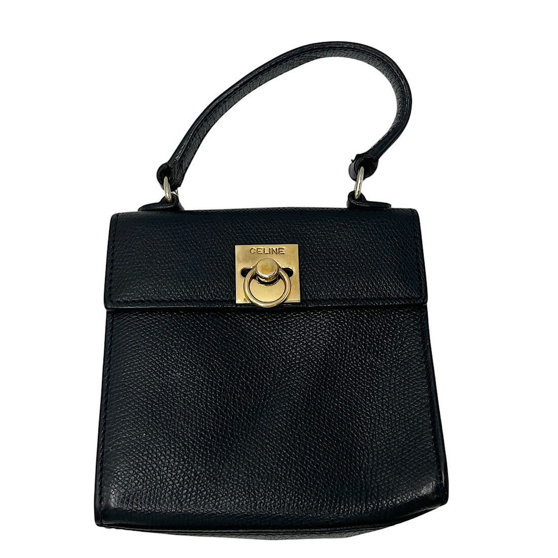 楽天市場】CELINE セリーヌ サークルロゴ リングハンドルハンドバッグ