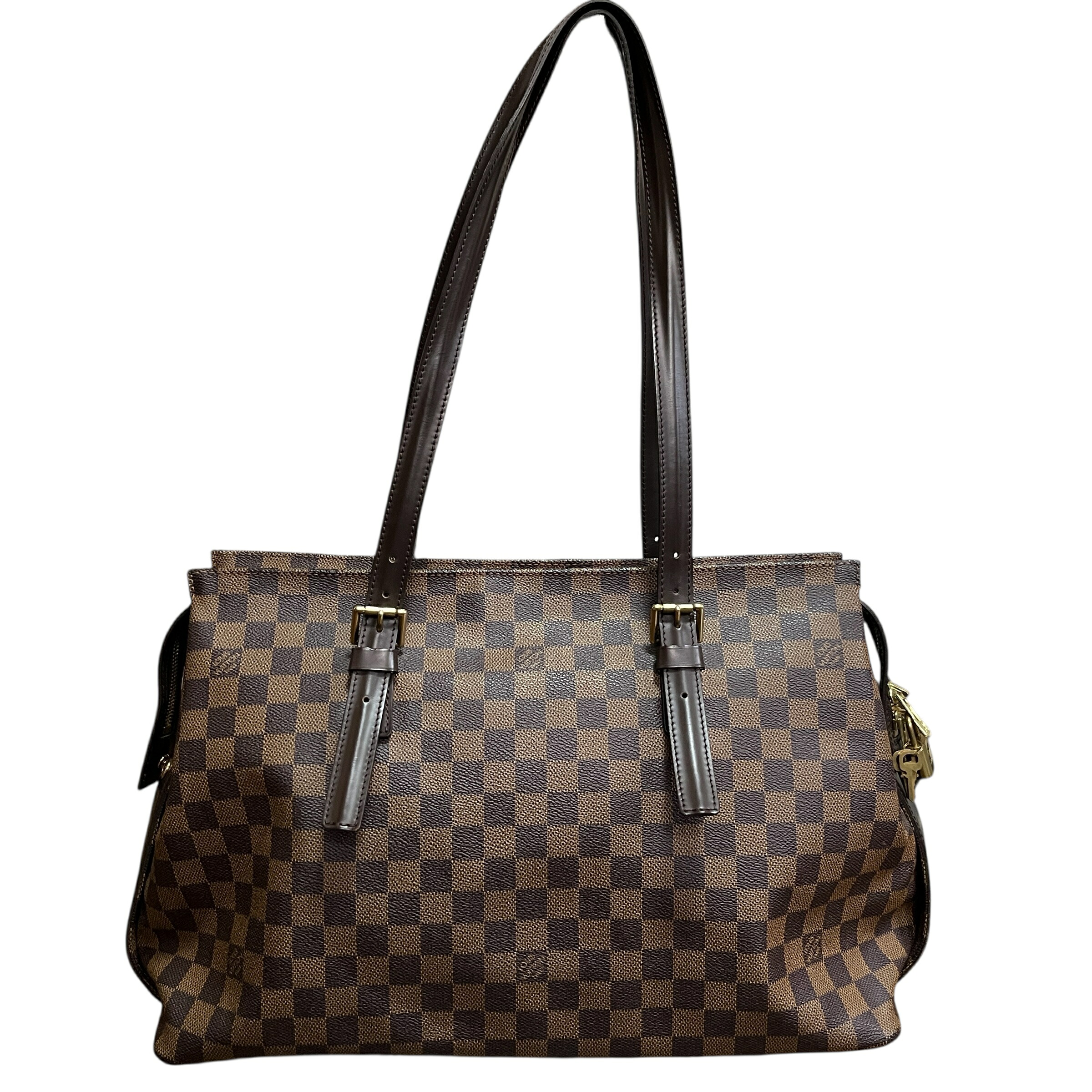【中古】LOUIS VUITTON ルイ・ヴィトン チェルシー ダミエ・エベヌ ショルダーバッグ ブラウン ユニセックス N51119 53,880円