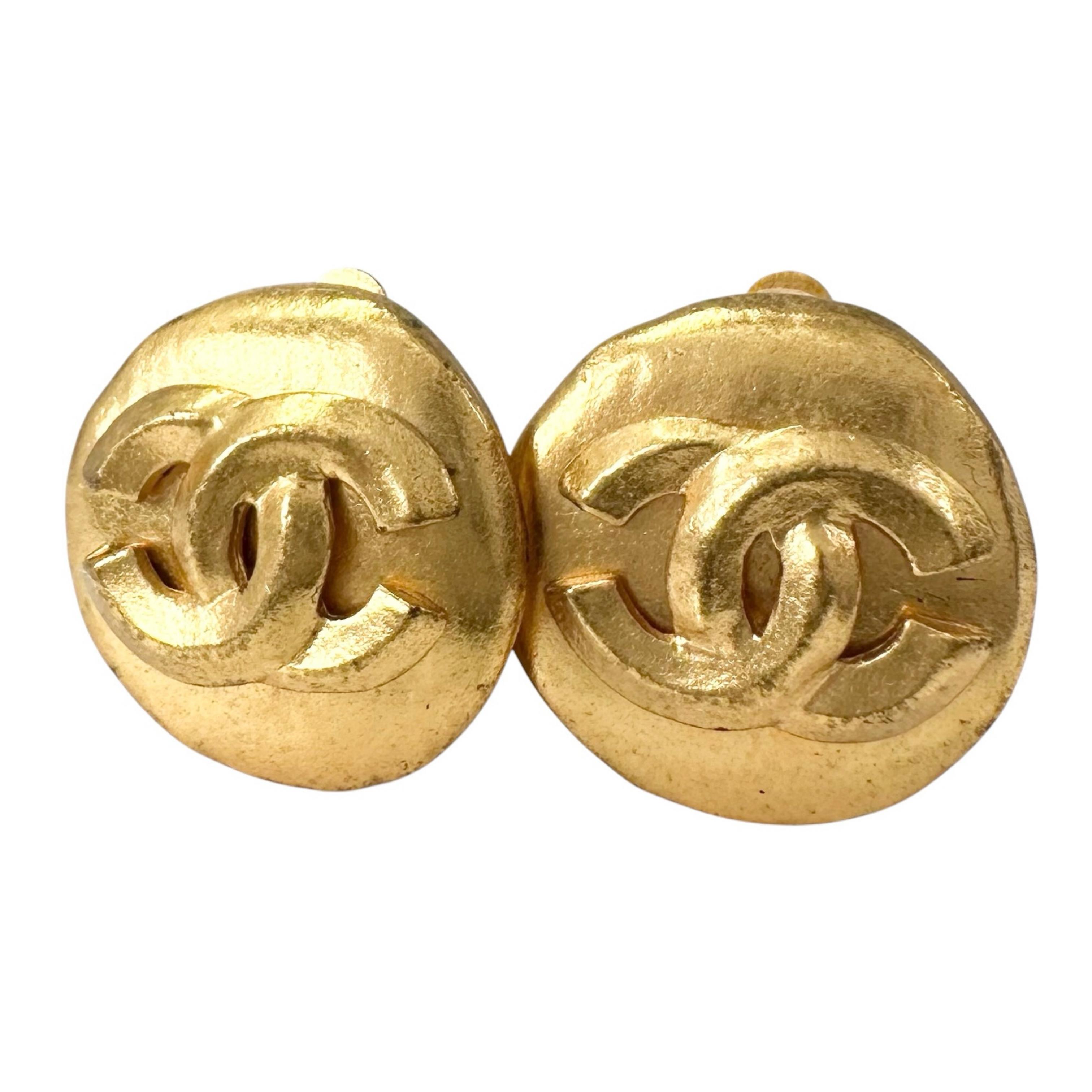 【中古】CHANEL シャネル イヤリング ココマーク イヤリング 46.3g ゴールド レディース ラウンド