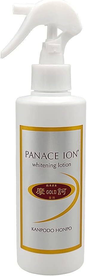 摩訶ゴールド 薬用 パナスイオン ホワイトニングローション 190ml 美白 化粧水 スキンケア 低刺激 敏感肌 保湿 潤い 全肌質 対応 ミネラルイオン しみ そばかす 透明感 ボディローション 摩訶ローション 顔 全身 ボディー ローション 美容 プレゼント 母の日