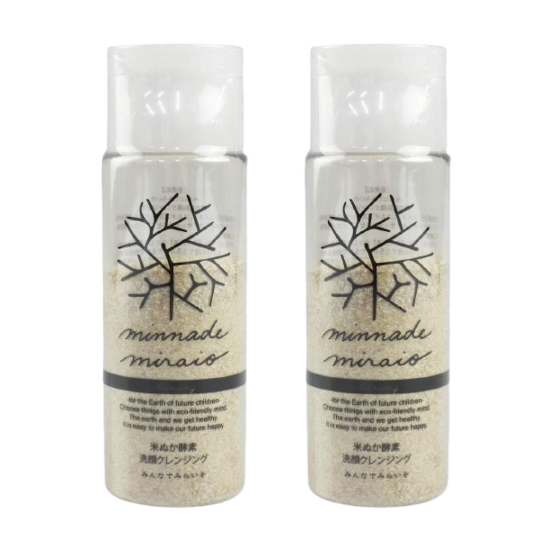 楽天市場】みんなでみらいを 米ぬか酵素 洗顔クレンジング 70g 本体