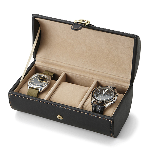 【楽天市場】クーポン発行中 楽天1位 ウォッチケース 3本用 コレクションケース 腕時計ケース ブラック ウオッチ ディスプレイ 腕時計 保管