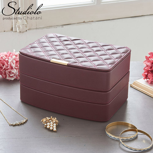 整理 母の日 引き出し 大容量 ジュエリーケース 大容量で使いやすさも バーガンディカラーが大人な雰囲気 クーポン発行中 グレー プレゼント 可愛い ジュエリーケース 北欧 ジュエリーボックス おしゃれ ジュエルケース 収納 アクセサリーケース 宝石箱 リング ピアス