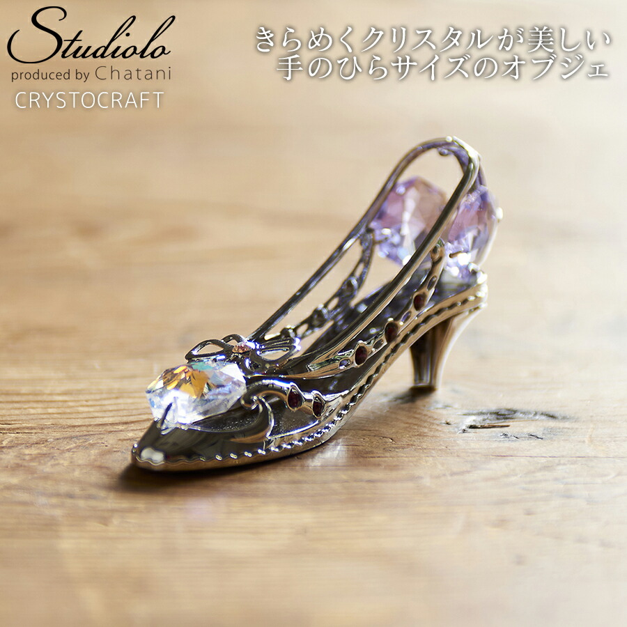 楽天市場】スワロフスキークリスタル ハイヒールオブジェ クリスタル