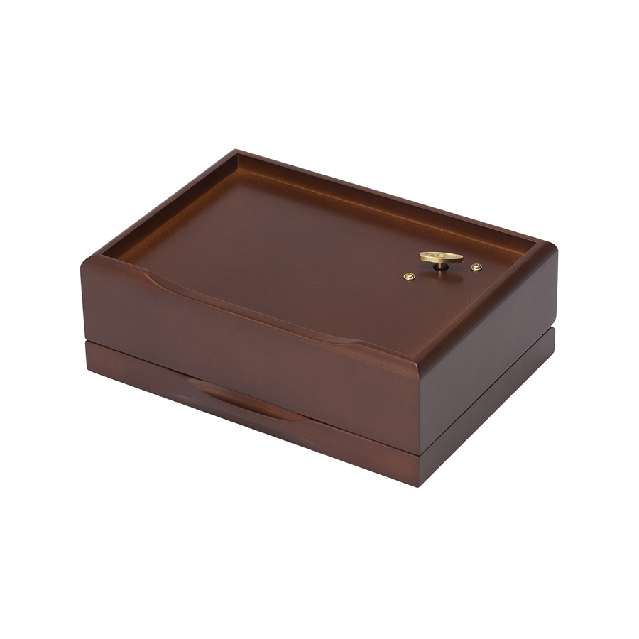 木製ジュエルケースオルゴール付きジュエリーボックス大容量日本製宝石箱オルゴール母の日プレゼント国産木製記念品moku10