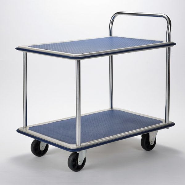 静音 鉄製台車 2段 W605 L905 H920mm 300kg積載｜いろどりセレクト 23,933円