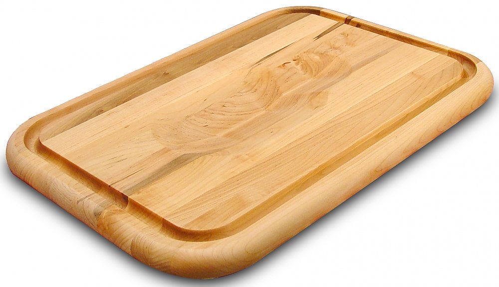 20-Inch Versatile Meat Holding Cutting Board with Wedge Trench｜いろどりセレクト