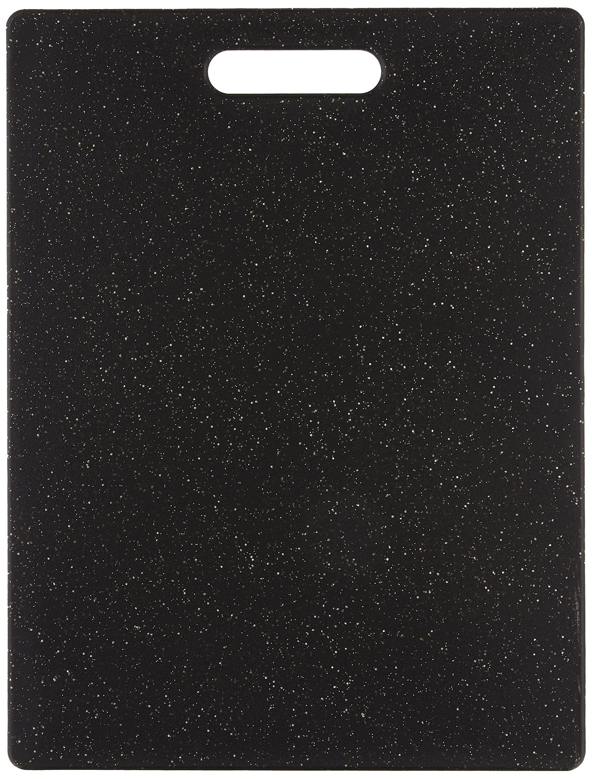 Cutting Board with Non-Slip Feet 11 by 14.5 inches Dark Granite pattern and Black|いろどりセレクト