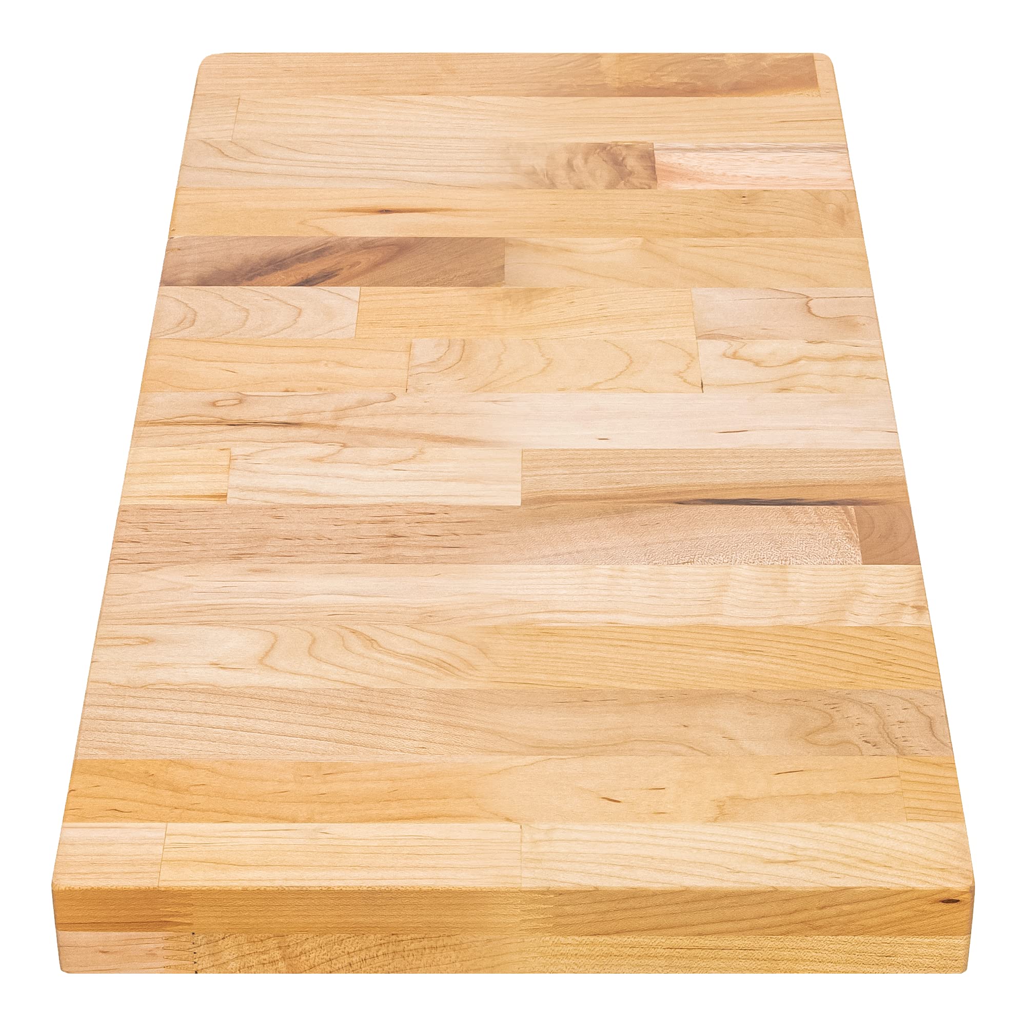 Butcher Block Work Bench Top Multi-Purpose Maple Slab for Coffee Table Office Desk Cutting Board Bar Table Natural Finish Table Top and Compatible Base Leg Units｜いろどりセレクト