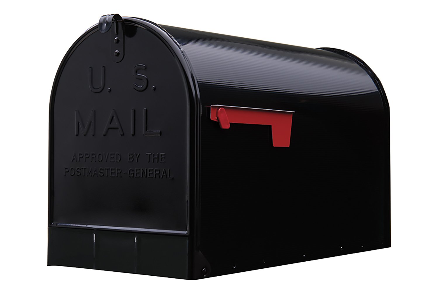 亜鉛メッキスチール製 郵便ポスト ブラック｜いろどりセレクト