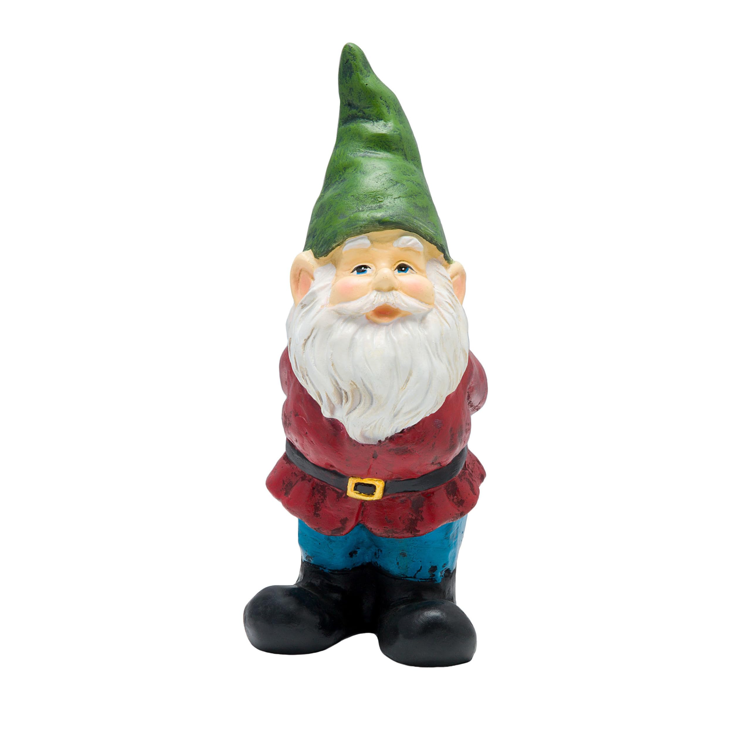 Jumbo Size Gnome with Bird Decor Whimsical Gnome Statue for Patio & Garden 48'' H Multicolor|いろどりセレクト