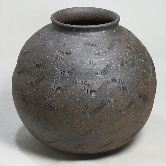 楽天市場】15号 古信楽 三彩しずく 花入 信楽焼 陶器 花器 花瓶