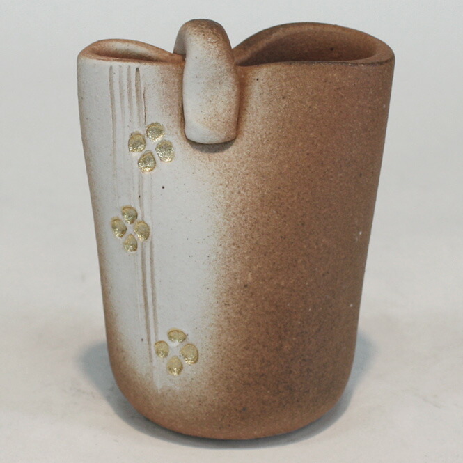 楽天市場】金彩小花長 花入 信楽焼 陶器 花器 花瓶 彩り屋 : 彩り屋