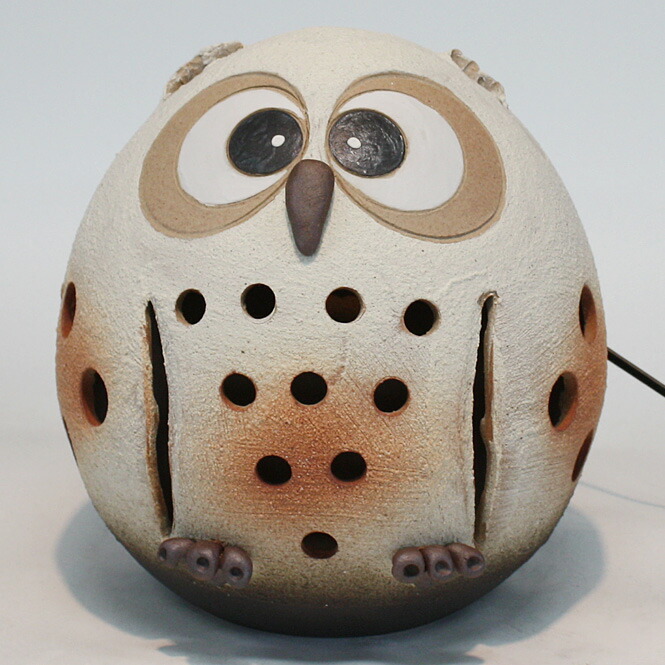 楽天市場】【10%OFF】陶光製 透けるふくろう (名前入り) 信楽焼 新商品