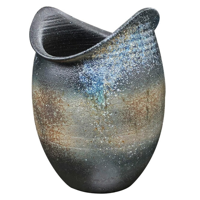 楽天市場】傘立て 陶器 信楽焼 窯変たわみ 傘立 開店祝い 新築祝い