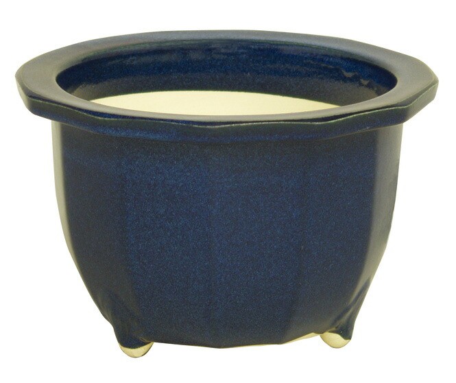 楽天市場】植木鉢 信楽焼 生子（ナマコ）十二角足付輪型 φ24cm×H15.5cm