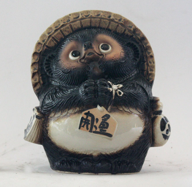 楽天市場】野球狸 6号 信楽焼 たぬき 陶器 狸 置物 タヌキ 開店祝い