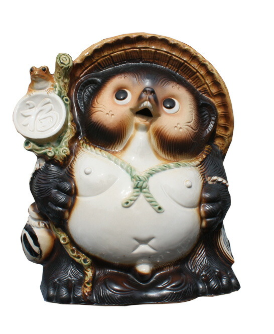 楽天市場】【10%ポイントバック中】横綱狸11号信楽焼 陶器 置物 たぬき