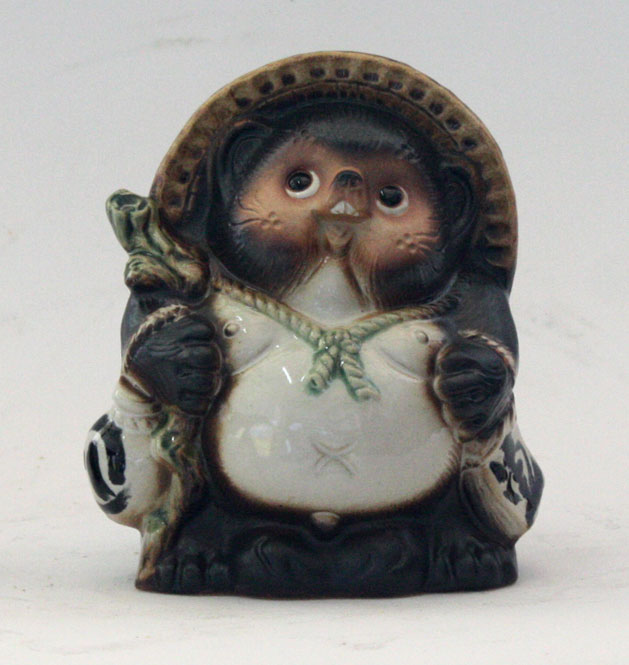 楽天市場】ひねり狸 オス10号 信楽焼 たぬき 陶器 狸 置物 タヌキ 開店