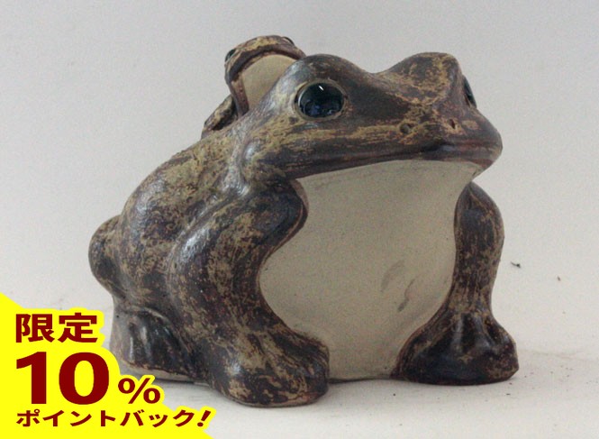 信楽焼　手作り立ち蛙(特大)52㌢ 信楽焼 手作り立ち蛙(特大)52㌢