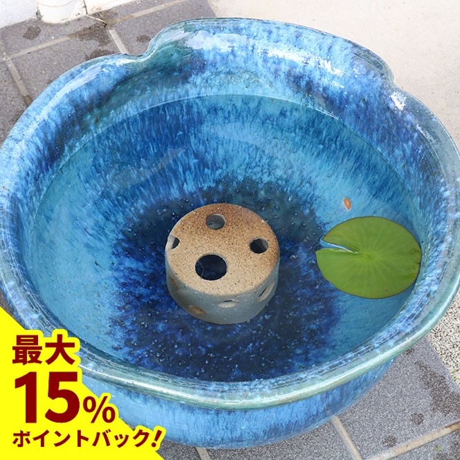 楽天市場】【10%ポイントバック中】睡蓮鉢 メダカ鉢 めだかハウス横型