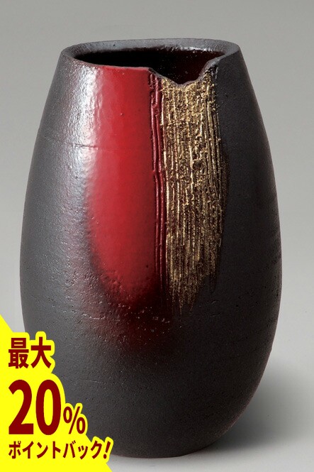 楽天市場】【最大20%ポイントバック中】緑窯変寸胴 花入 信楽焼 陶器