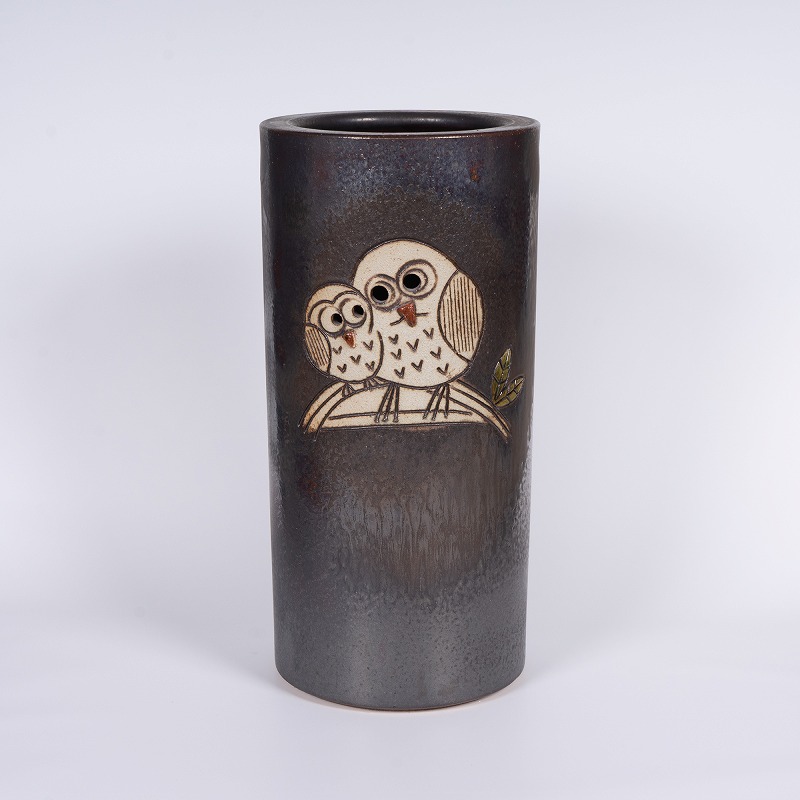 楽天市場】傘立て 陶器 信楽焼 月ふくろう 傘立 かわいい 開店祝い