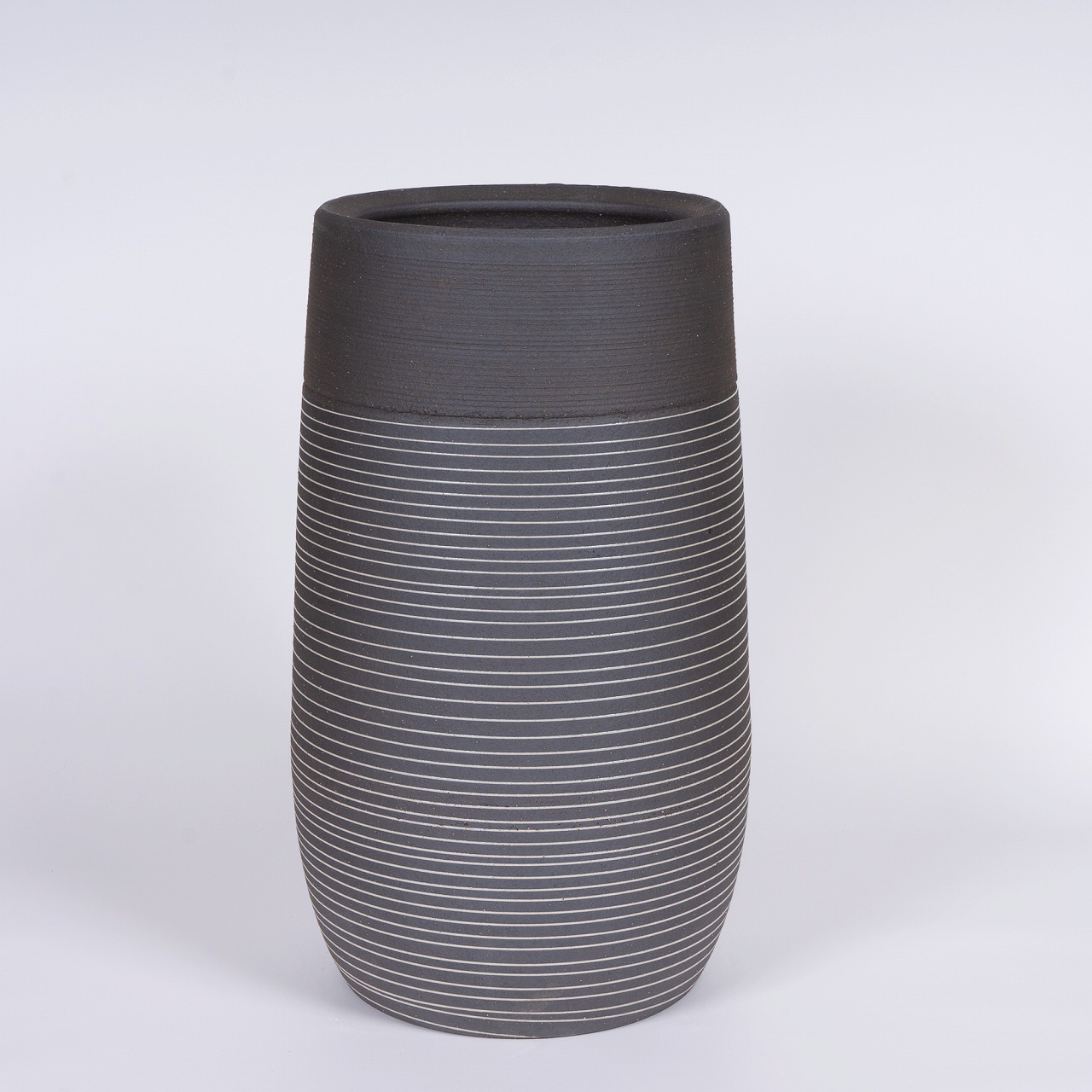 陶器 信楽焼き 陶器 おしゃれ 収納家具 傘立て 陶器 信楽焼 傘立て 傘立 彩り屋 信楽焼 傘立て 炭化砲弾型ストライプ 送料無料