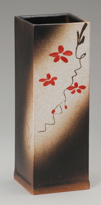 楽天市場】【10%OFF】金彩小花長 花入 信楽焼 陶器 花器 花瓶 彩り屋