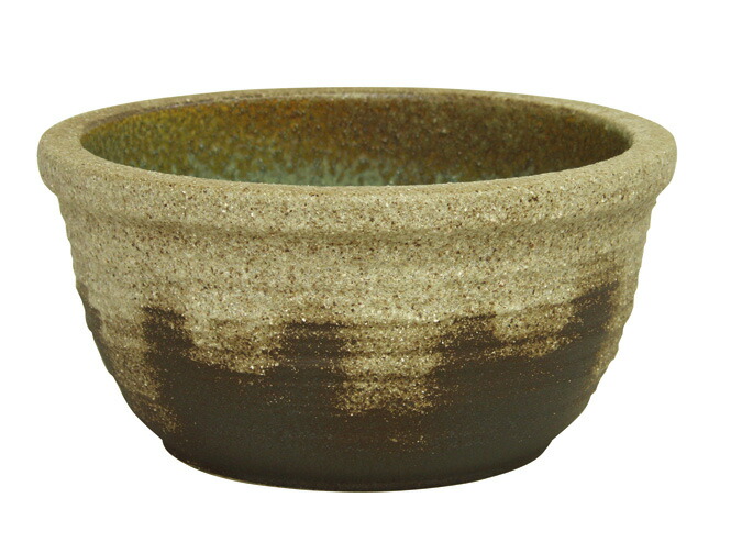 楽天市場】【10%OFF】睡蓮鉢 メダカ鉢 黒楕円立線水鉢 信楽焼 めだか鉢