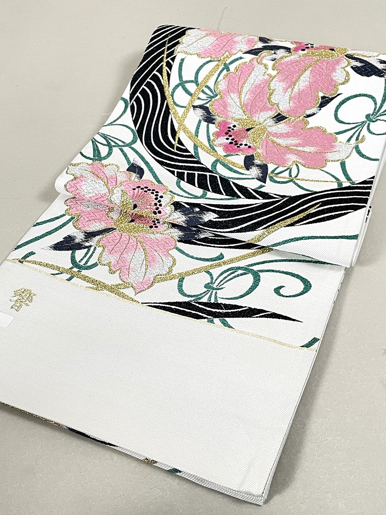 楽天市場】袋帯◇大光織物 西陣織袋帯 正絹【ta0732】菊滝文様