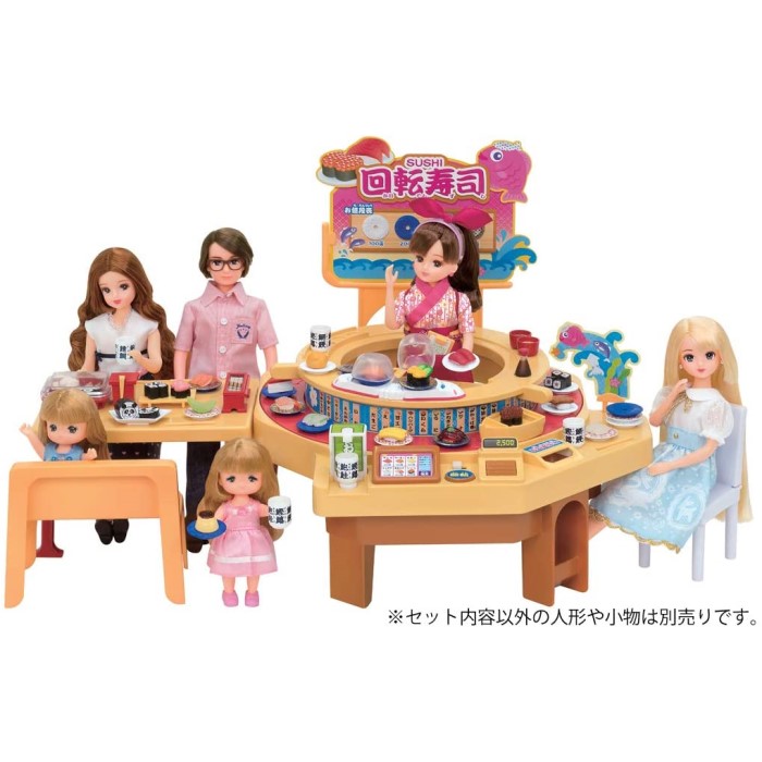 楽天市場 リカちゃんくるくる回転寿司 お人形 着せ替え人形 おもちゃ 3歳 ごっこ遊び ギフト プレゼント 誕生日 おうち遊び ブラックフライデー クリスマス いろは堂本店