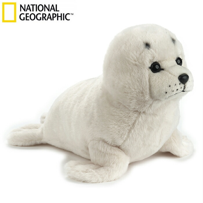 National Geographic アザラシ 28cm ナショナルジオグラフィック 誕生日 プレゼント ギフト 男の子 女の子 赤ちゃん 子供 出産祝い おしゃれ 室内 遊び ブラックフライデー クリスマス いろは堂本店