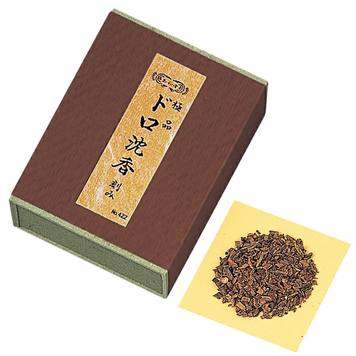 お香 焼香【玉初堂】極品ドロ沈香 刻 15g 化粧箱入 仏前 仏壇用 仏壇用線香 お仏壇 普段使い お供え 御霊前 祭壇用 お線香 お香 いい香り 法事 法要 お盆 初盆 月命日 お祀り 彼岸 墓参|仏壇・仏具いろは店