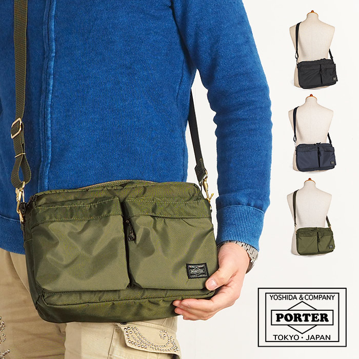 ポーター フォース ショルダーバッグ(S) 855-05457 吉田カバン PORTER 日本製 メンズ FORCE 80サイズ