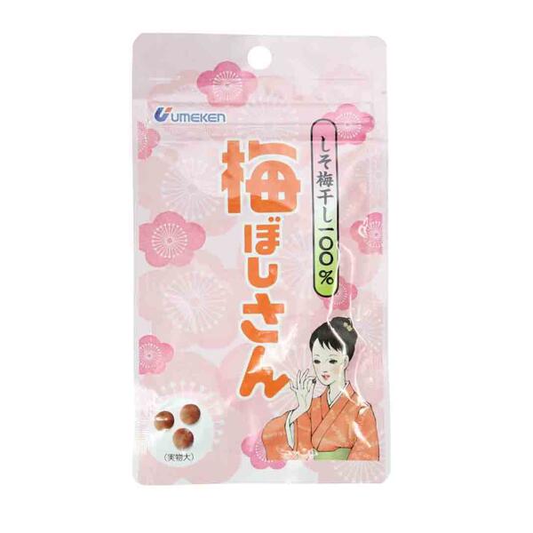 楽天市場】梅ぼしさん(しそ梅干100％) 10.8g(約36粒) ウメケン ×3個