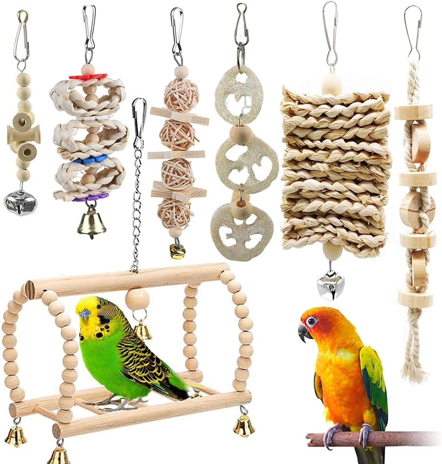 鳥グッズ　セットまとめ売り 楽天市場】Aidiyapet バードトイ 鳥おもちゃ オウムブランコ 鳥