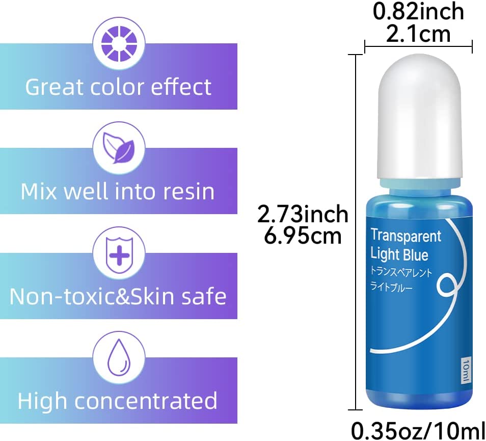 レジン用液体着色剤 10ml×5本 UVレジン エポキシ 着色剤 安い正本