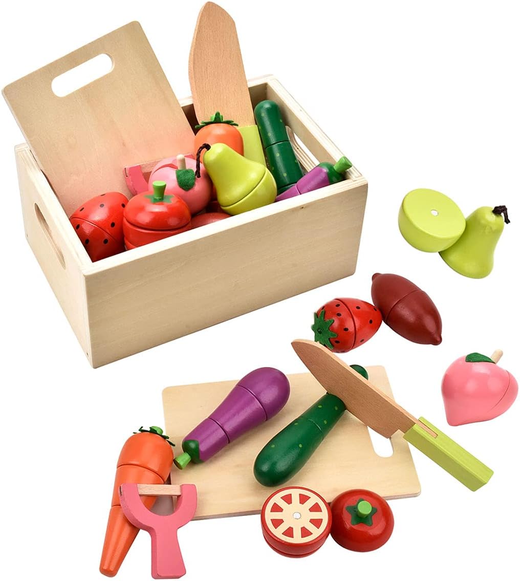 楽天市場】CARLORBO おもちゃ おままごと 新鮮お野菜＆果物 木製