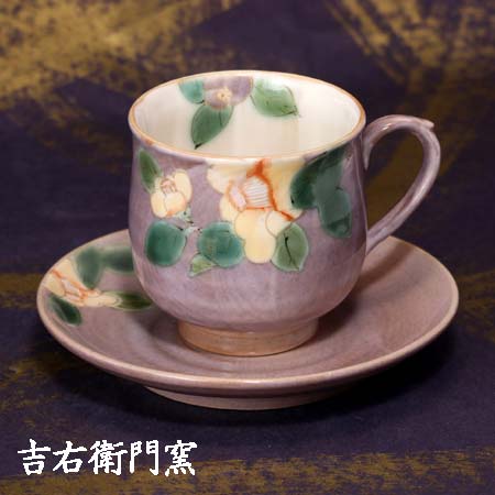 ③九谷焼コーヒーカップソーサー明治時代輸出品 手書き三十六歌仙細密画金彩 金蘭手 楽天市場】三浦晃禎 九谷焼コーヒーカップ&ソーサー 金彩幻華文