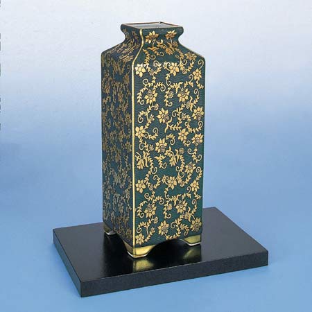 楽天市場】8号花瓶（青粒鉄仙）九谷焼 花生 床の間 陶器 玄関