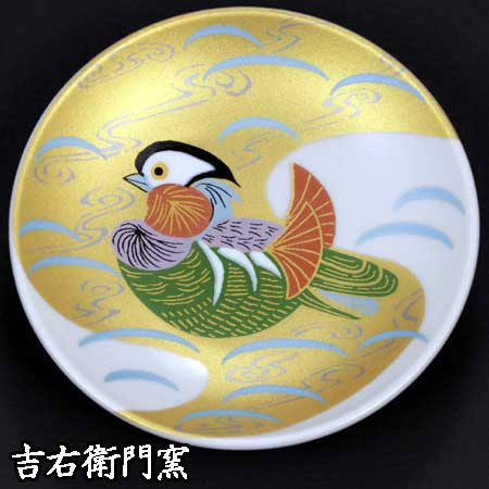 楽天市場】九谷焼 豆皿 金彩おしどり メス 小皿 丸皿 取皿 銘々