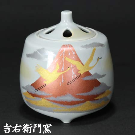 楽天市場】九谷焼 香炉 古九谷花鳥 3.2号香炉 香器 仏具 陶器