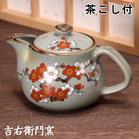 楽天市場】九谷焼 ポット 鉄仙 茶こし付き ティーポット 急須 茶器