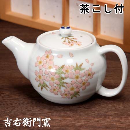 九谷焼 ポット 色彩花 茶こし付 ティーポット 急須 茶器 和食器 35 Off