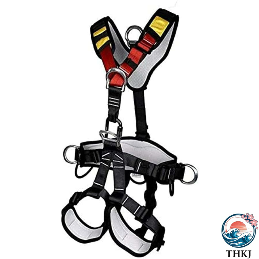 【全品5%ポイント】登山用の全身クライミングハーネス安全シートベルトロッククライミング懸垂下降屋外ツリークライミングツリークライミングギア、ルーフハーネス、ロッククライ｜IROIROlab