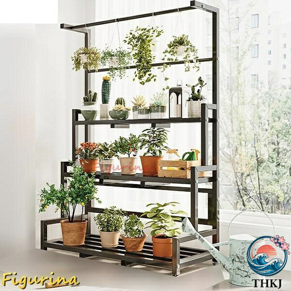 【全品2点で5%OFF】ガーデンラック フラワースタンド 屋外 室内 観葉植物 盆栽棚 スタンド 植木鉢台 花置き棚 植物スタンド 株式会社S＆L風通しいい 収納 錆びない 棚
