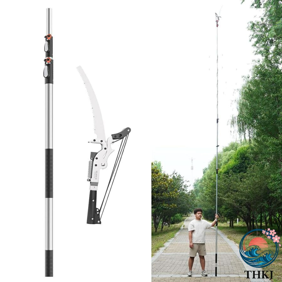 【全品2点で5%OFF】超軽量伸縮式高枝鋏 高枝切りバサミ 3M 5M 6M 剪定ばさみ 枝切り鋏 SK5高級炭素刃 高枝切りノコギリ園芸 はさみ 鋸付き 切断径40mm 強力 剪定バサミ太枝切鋏 果